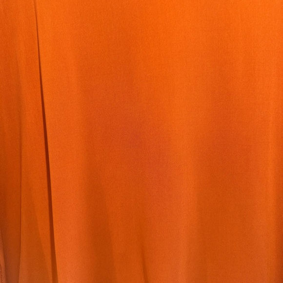 Burnt Orange Skirt with Draping - Picture 4 of 6